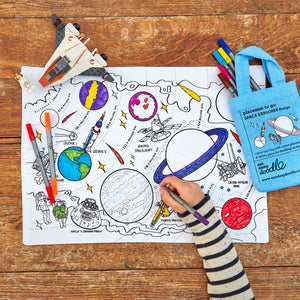 Eat Sleep Doodle Placemat - Space Explorers for kids/children