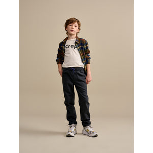 pharel pants/trousers in a cotton and polyester blend from bellerose for kids/children and teens/teenagers