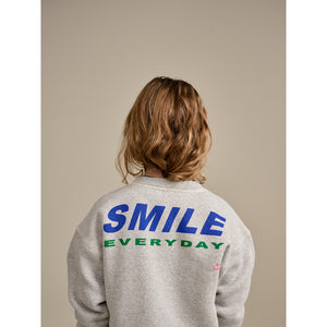 fadem sweatshirt with a SMILE EVERYDAY ☺ back print from bellerose for kids/children and teens/teenagers