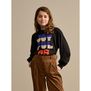 long-sleeved carla t-shirt in a relaxed cut with wide ribs on the wrists and a crew neck from bellerose for kids/children and teens/teenagers