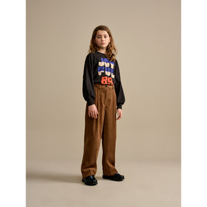 long-sleeved carla t-shirt with JOYFUL 89 front print from bellerose for kids/children and teens/teenagers