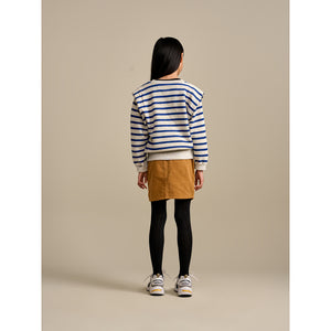 striped fany sweatshirt in a longer cut from bellerose for kids/children and teens/teenagers