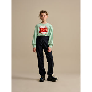 cotton and polyester blend sponge fleece trousers/pants from bellerose for kids/children and teens/teenagers