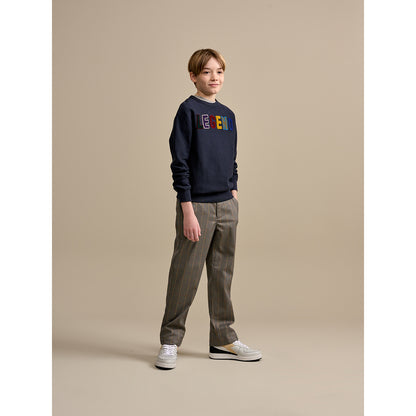 fago sweatshirt with legend lettering in sponge appliqué from bellerose for kids/children and teens/teenagers