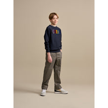 Load image into Gallery viewer, fago sweatshirt with legend lettering in sponge appliqué from bellerose for kids/children and teens/teenagers