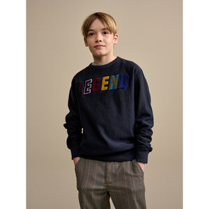 fago sweatshirt with ribbed waistline and cuffs from bellerose for kids/children and teens/teenagers