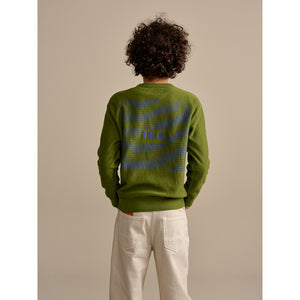 fago classic crew neck sweatshirt with back print from bellerose for kids/children and teens/teenagers