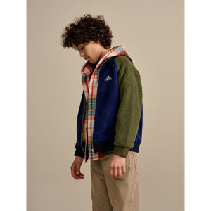 almo sweatshirt with a zip closure from bellerose for kids/children and teens/teenagers
