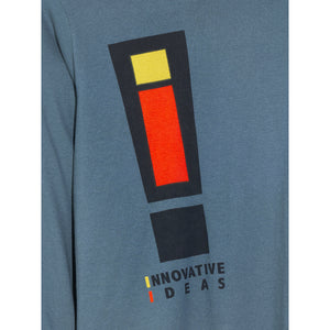 kenno long sleeve t-shirt with 'innovative ideas' front print from bellerose for kids/children and teens/teenagers