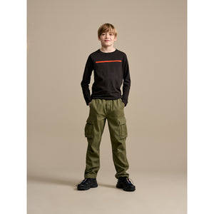 kenno long sleeve t-shirt in the colour CARBON/black from bellerose for kids/children and teens/teenagers