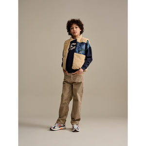 reversible hans body warmer with front zip closure for kids/children and teens/teenagers from Bellerose