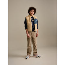 Load image into Gallery viewer, reversible hans bodywarmer with One side in water repellent fabric from bellerose for kids/children and teens/Teenagers