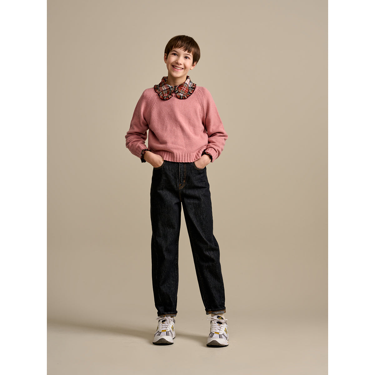 gimi sweater in the colour ROSETTE/pink from bellerose for kids/children and teens/teenagers