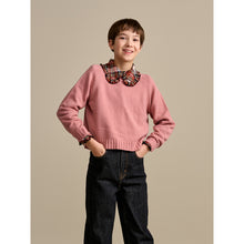 Load image into Gallery viewer, pink classic crewneck gimi sweater from bellerose for kids/children and teens/teenagers