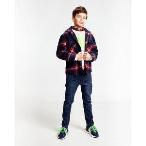 normal length denim jeans max 5-pocket trousers/pants from ao76 for kids/children and teens/teenagers