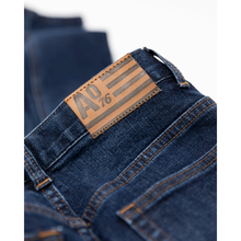 Load image into Gallery viewer, denim slim fit max 5-pcket trousers/pants from ao76 for kids/children and teens/teenagers