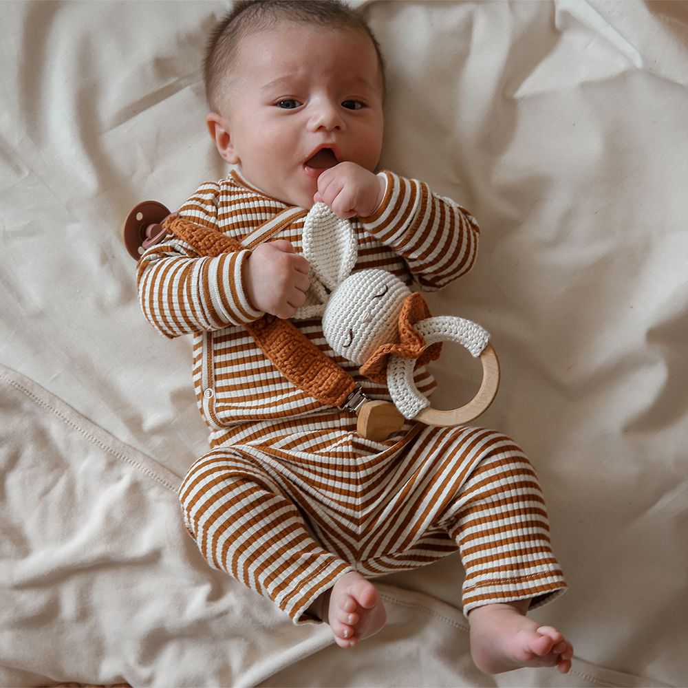Pacifier Strap in Organic Cotton