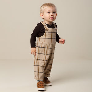Roa checkered dungarees for toddlers aged 6 months to 2 years from MarMar Copenhagen