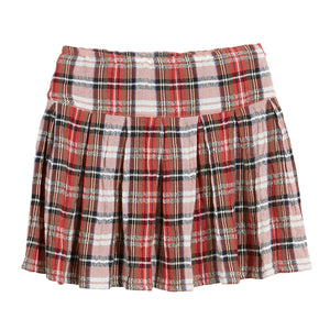 aka skirt with rock-infused check pattern for kids/children and teens/teenagers from bellerose