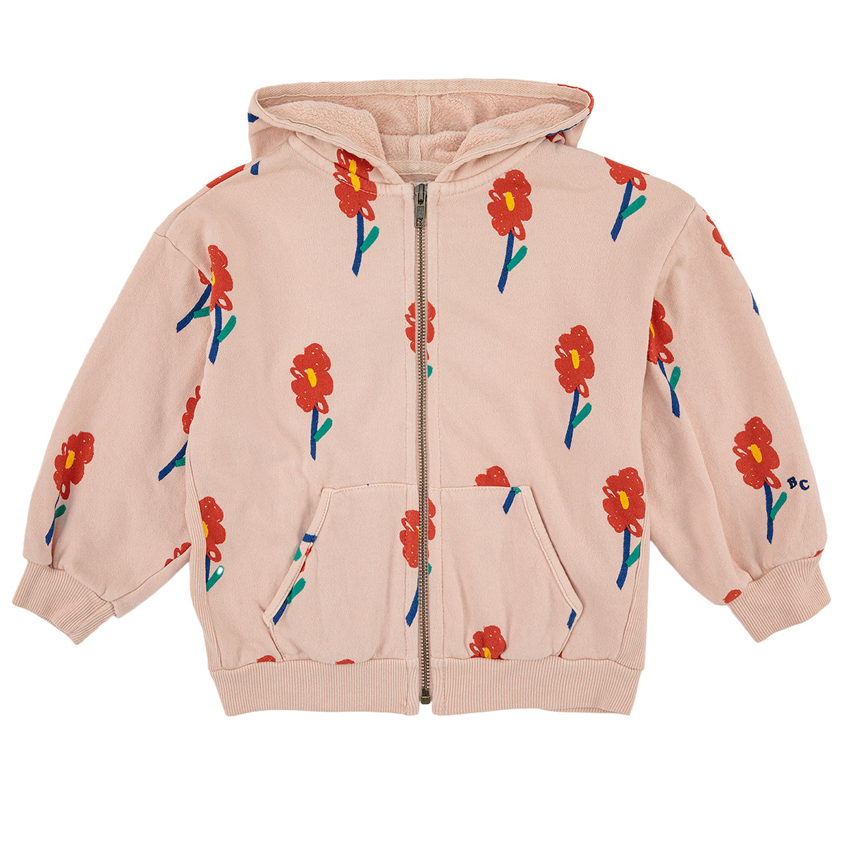 Bobo Choses Flowers All Over Hooded Sweatshirt
