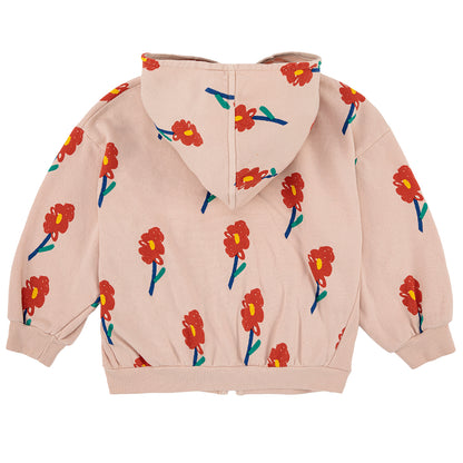 Bobo Choses Flowers All Over Hooded Sweatshirt