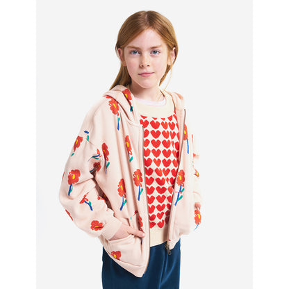 Bobo Choses Flowers All Over Hooded Sweatshirt