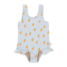 Load image into Gallery viewer, Tiny Cottons Oranges Frills Swimsuit