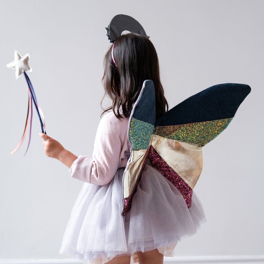 rainbow wand with ribbon for kids from mimi & lula