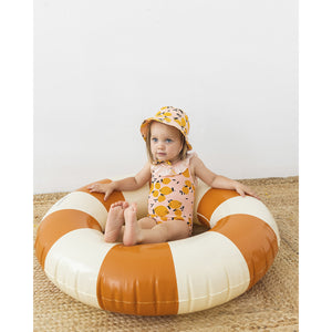 bob hat with lemon print from búho for babies and toddlers