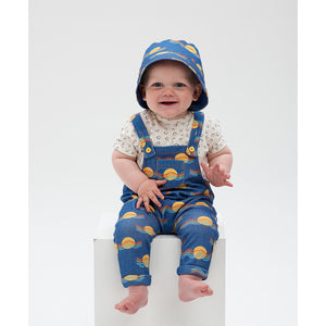 organic denim baby dungaree from the bonnie mob