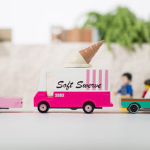 Load image into Gallery viewer, Snazzy ice cream van from Candylab Toys: