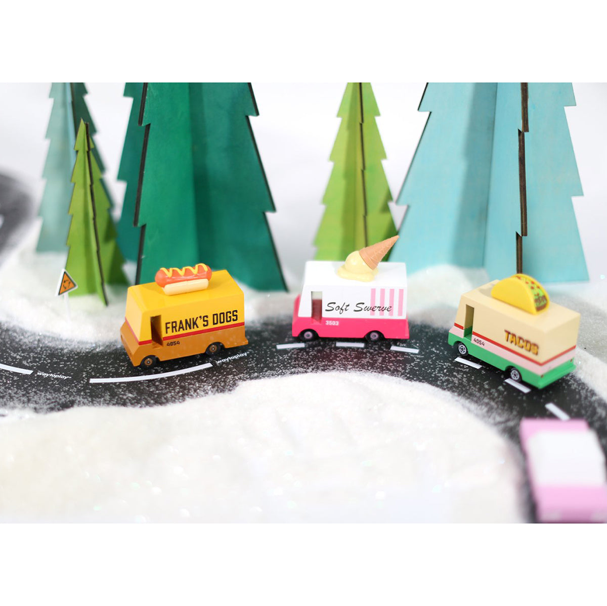kids ice cream van in pink from candylab