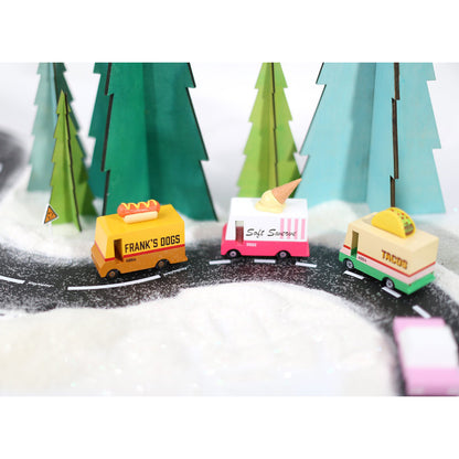 kids ice cream van in pink from candylab