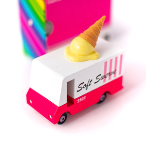 pink ice cream van for kids from candylab