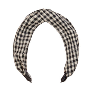 mimi & lula extra wide gingham alice band