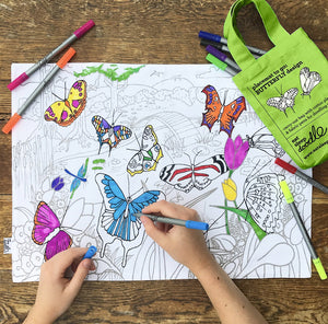 Eat Sleep Doodle Butterfly Placemat