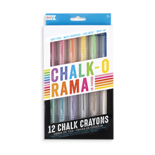Load image into Gallery viewer, OOLY Chalk-O-Rama Dustless Chalks Sticks - Set of 12