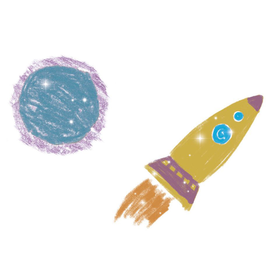 8 metallic pencils for children from Djeco