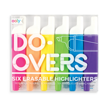 Load image into Gallery viewer, OOLY Do-Overs Erasable Highlighter - Set of 6