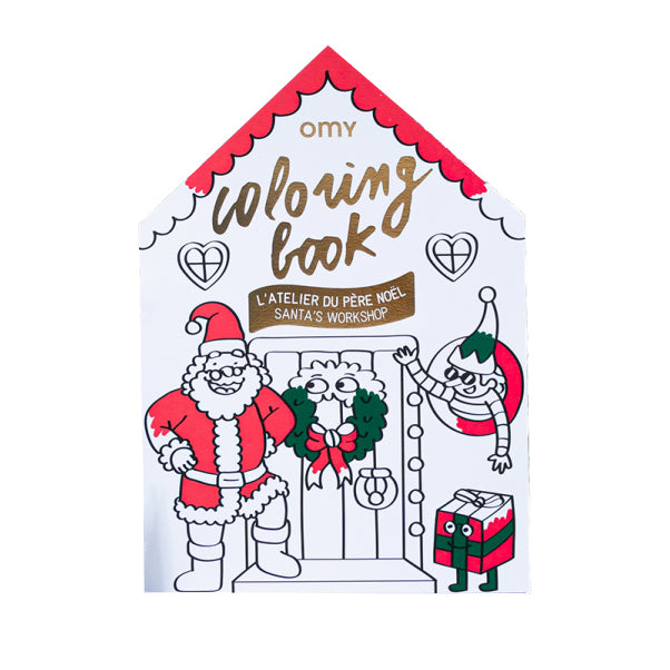 Omy Santa's Workshop Colouring Book