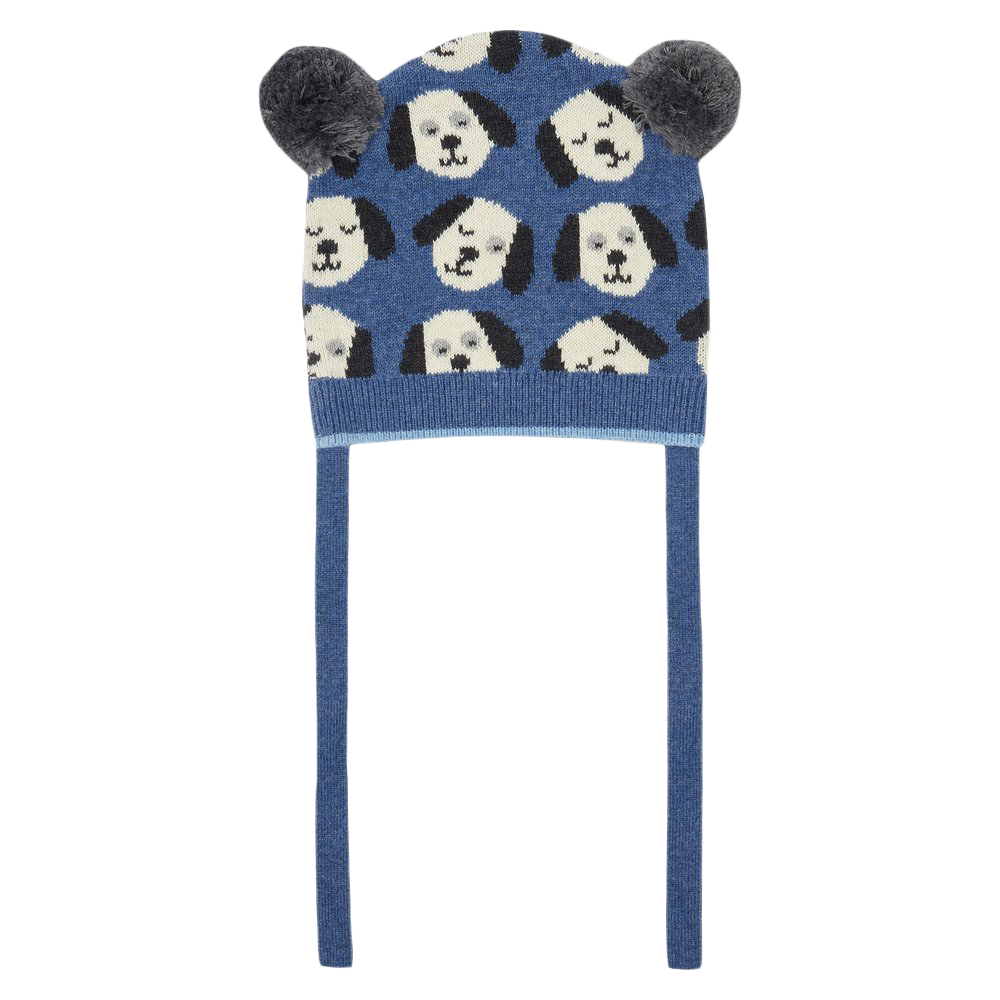 The Bonnie Mob Dollar Dog Jacquard Pom Pom Hat
