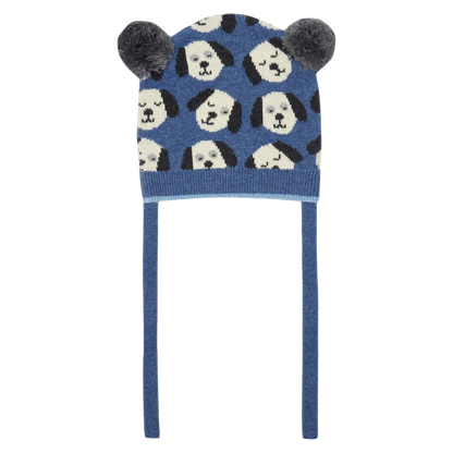 The Bonnie Mob Dollar Dog Jacquard Pom Pom Hat