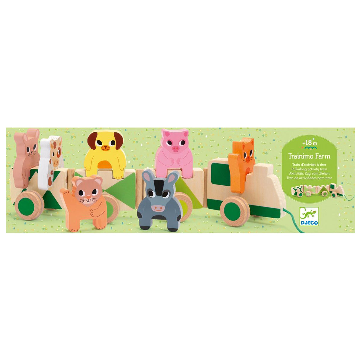 Djeco Pull-Along Activity Train
