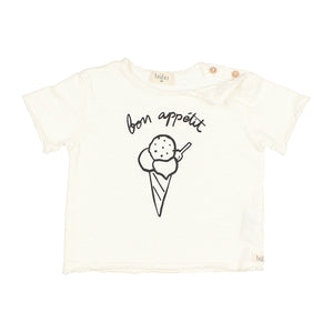 Búho Bon Appétit T-Shirt for babies and toddlers