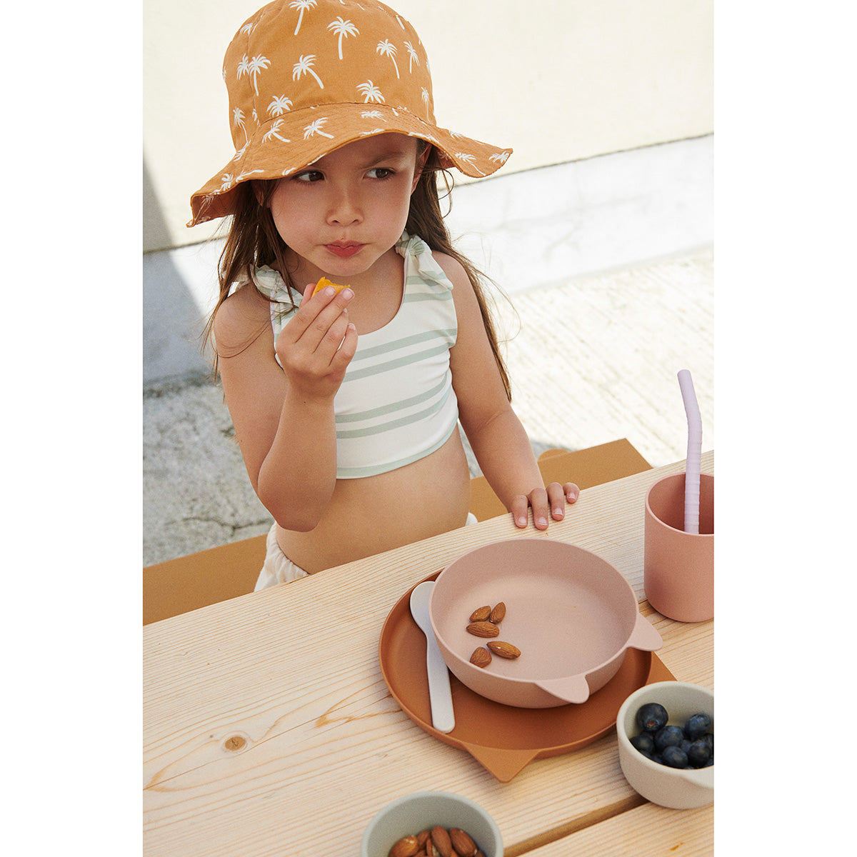 Children's Tableware Set in Tuscany Rose from Liewood