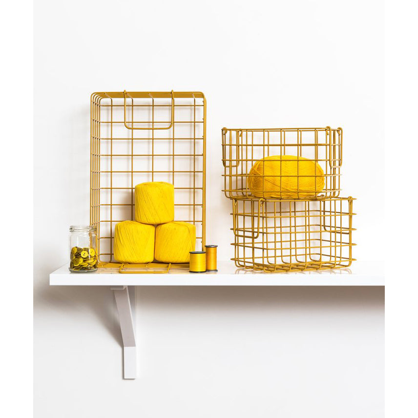 Mustard Made Baskets in Mustard