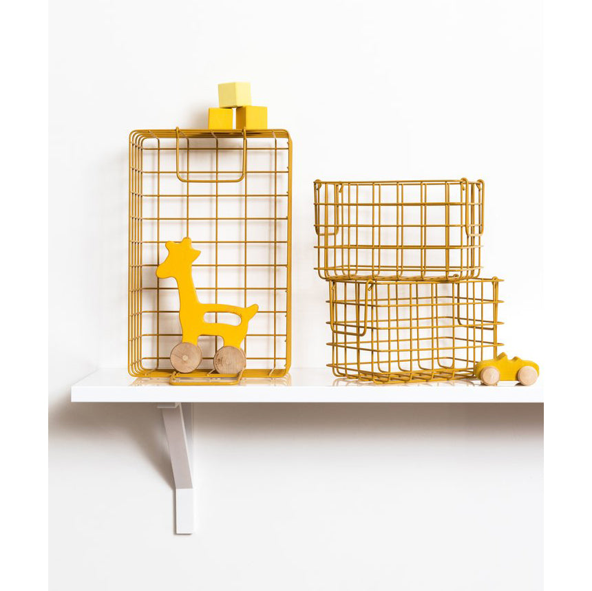 Mustard Made Baskets in Mustard