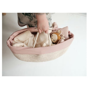 Fabelab Doll Basket with Cover