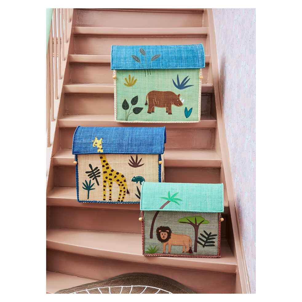 RICE Toy Basket Jungle Theme