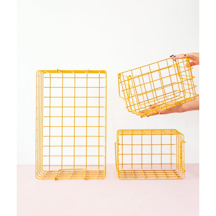 Mustard Made Baskets in Mustard